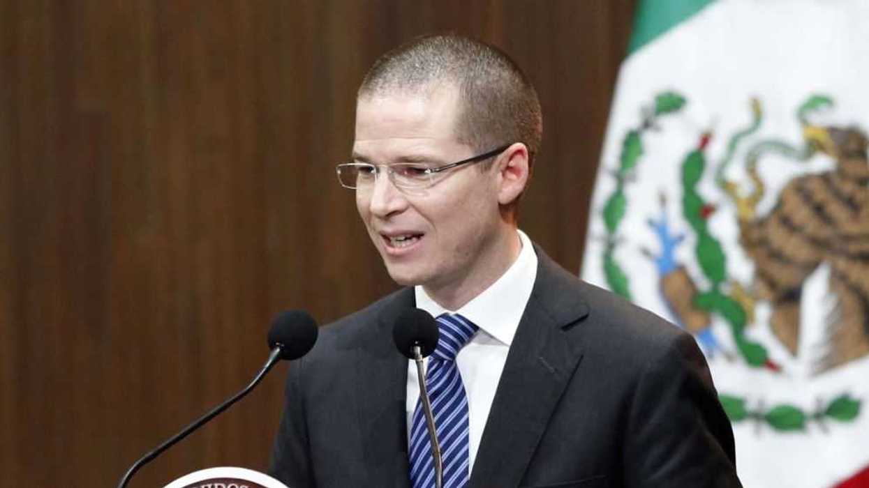 El presidente de la Mesa Directiva del Congreso de la Unión, Ricardo Anaya Cortés. NOTIMEX