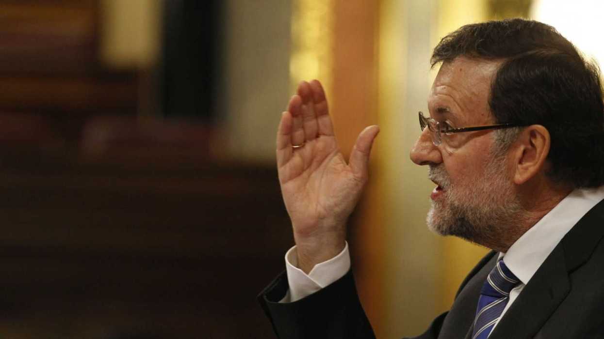 El presidente del Gobierno español, Mariano Rajoy, comparece ante el Pleno de la Cámara de Diputados para informar sobre el Programa Nacional de Reformas de 2013 y el Programa de Consolidación Económica enviado a la Comisión Europea (CE), donde defendió la acción económica de su gobierno. NOTIMEX