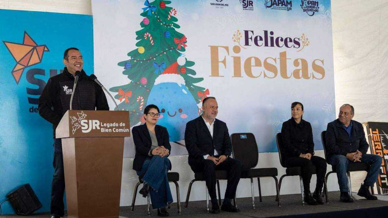El presidente municipal Roberto Cabrera Valencia destacó la gestión administrativa y operativa de JAPAM durante la celebración de fin de año en las instalaciones de Betania.