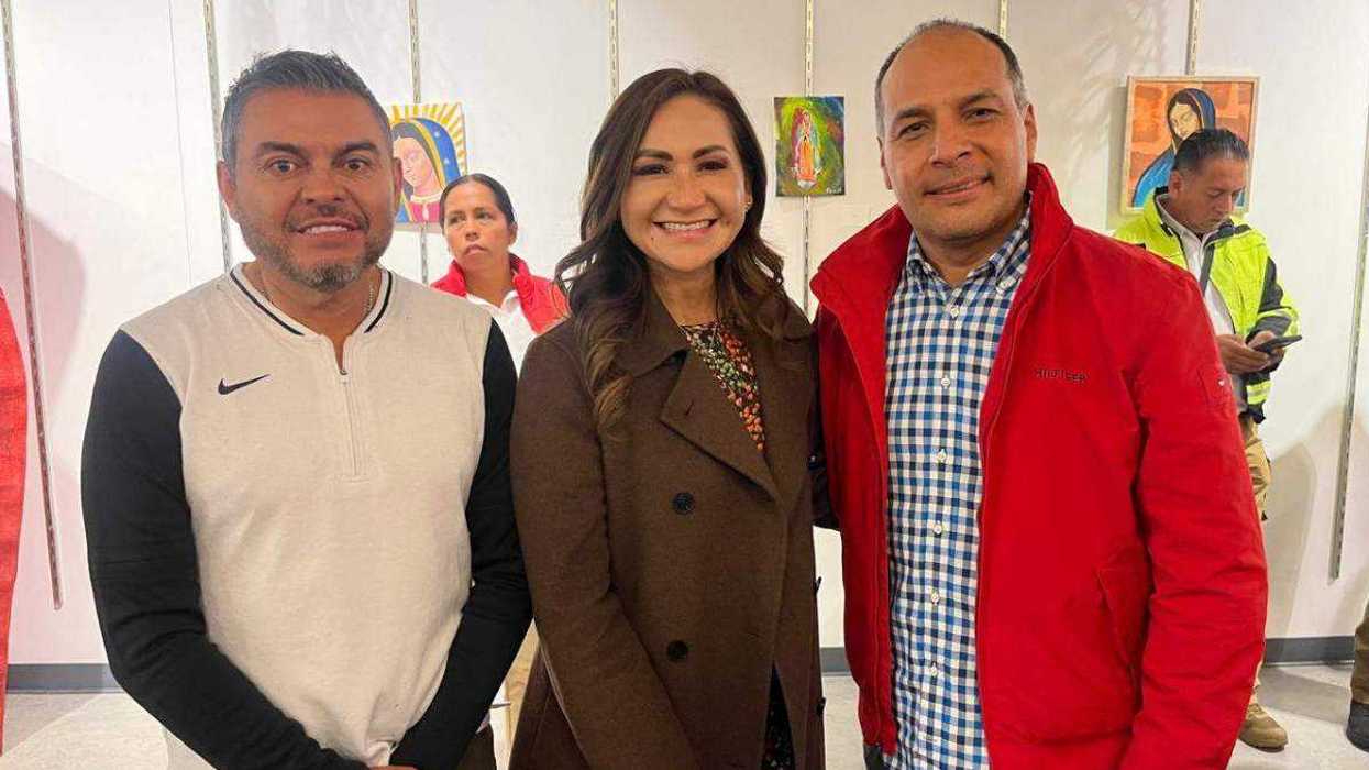 El regidor Oscar Sandoval García durante reunión de coordinación en Laredo, Texas, para organizar el operativo de seguridad de la Caravana del Migrante 2025.