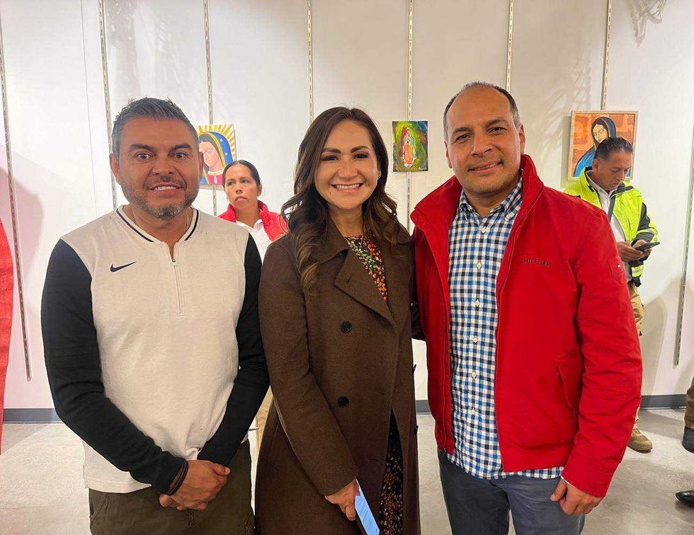 El regidor Oscar Sandoval García durante reunión de coordinación en Laredo, Texas, para organizar el operativo de seguridad de la Caravana del Migrante 2025.