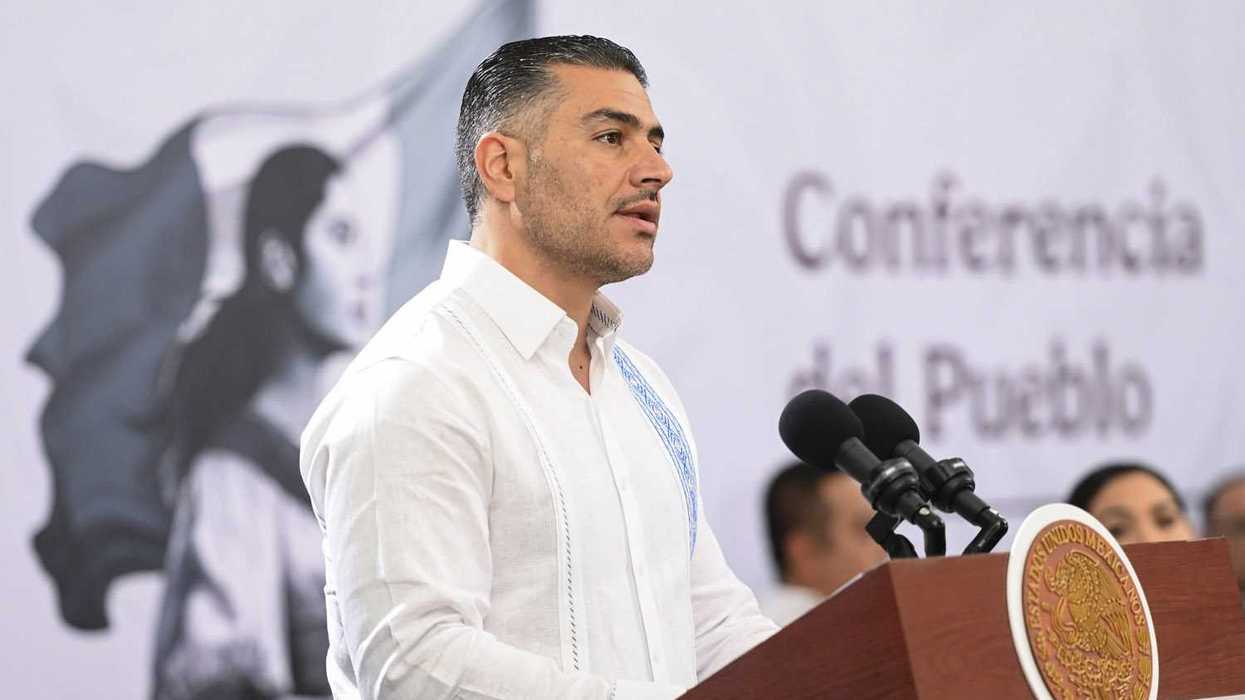 Elementos de fuerzas federales durante operativo de seguridad en Colima contra el crimen organizado.