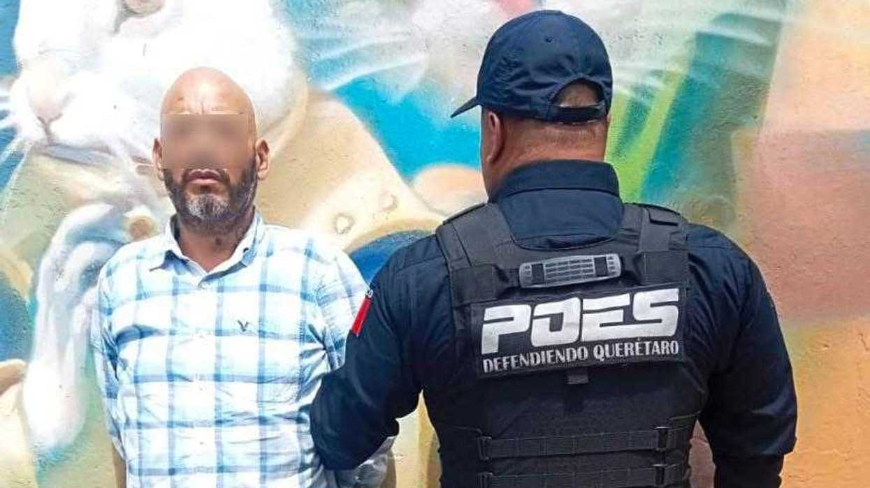Elementos de la División 1 de la policía municipal de Querétaro aseguran a sujeto señalado de tentativa de homicidio en la colonia La Piedad