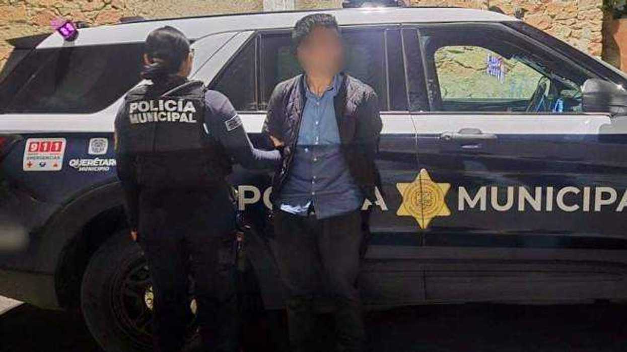 Elementos policiales realizaban recorridos de prevención cuando detectaron al presunto responsable del robo vehicular.