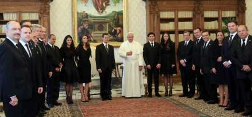 Enrique Peña Nieto visita Roma.