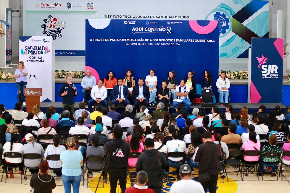 Entrega de certificados del Programa de Apoyo a la Econom\u00eda Familiar en el Instituto Tecnol\u00f3gico de San Juan del R\u00edo, agosto de 2026