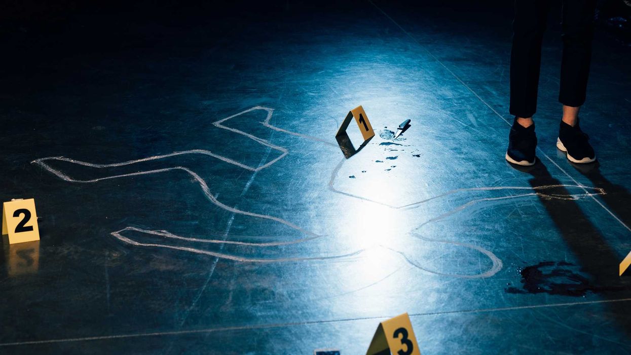 Escena del crimen donde fue asesinado el abogado Arturo Pérez Anguiano Scully en la colonia Los Españoles de Tijuana, Baja California.