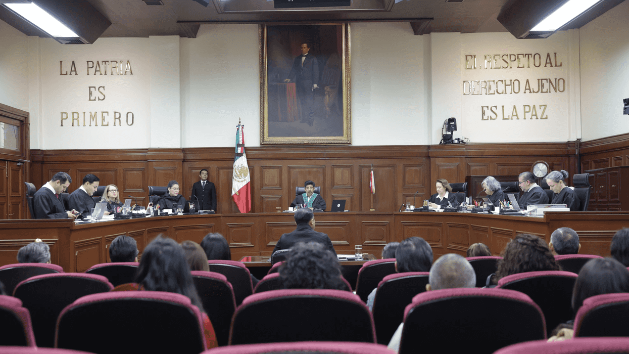 Fachada del edificio sede de la Suprema Corte de Justicia de la Nación en el Centro Histórico de la Ciudad de México.