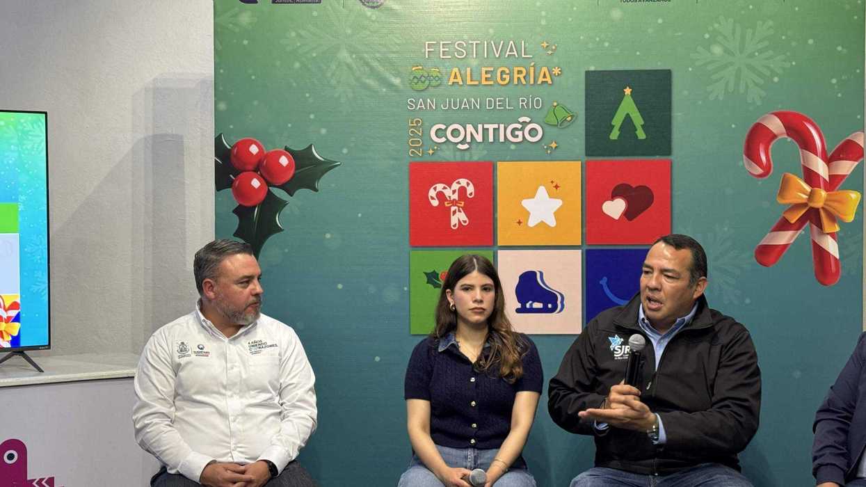 Familias San Juan Río disfrutarán pista hielo gratuita desfile navideño actividades diciembre 2025.