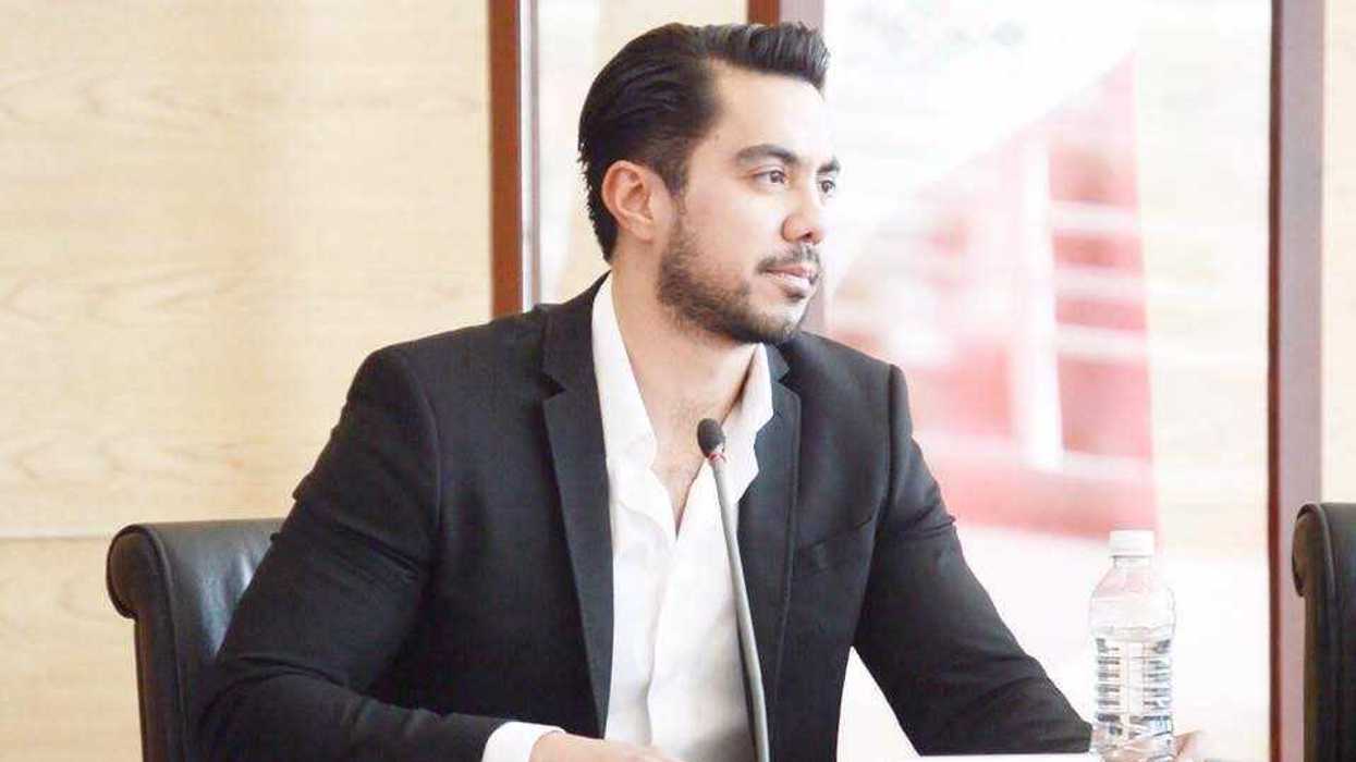 Felipe Macías durante declaraciones sobre reelección en Querétaro.