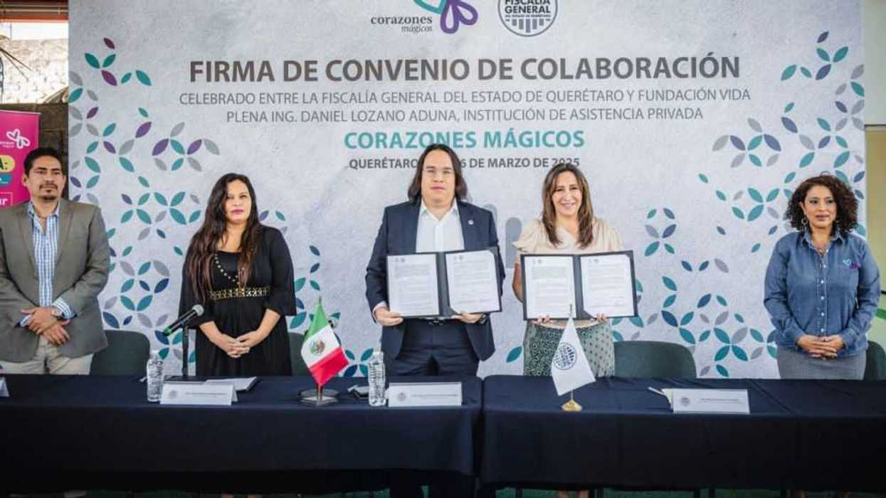 FGE y "Corazones Mágicos" firman convenio para proteger a menores víctimas de violencia.