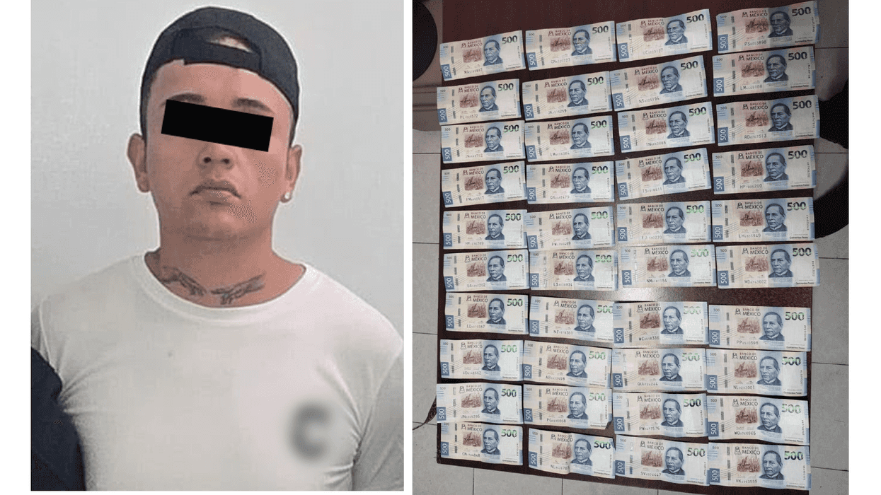 Ficha policial de la SSC de CDMX del detenido señalado de despojar de 20 mil pesos a un ciudadano en Azcapotzalco.