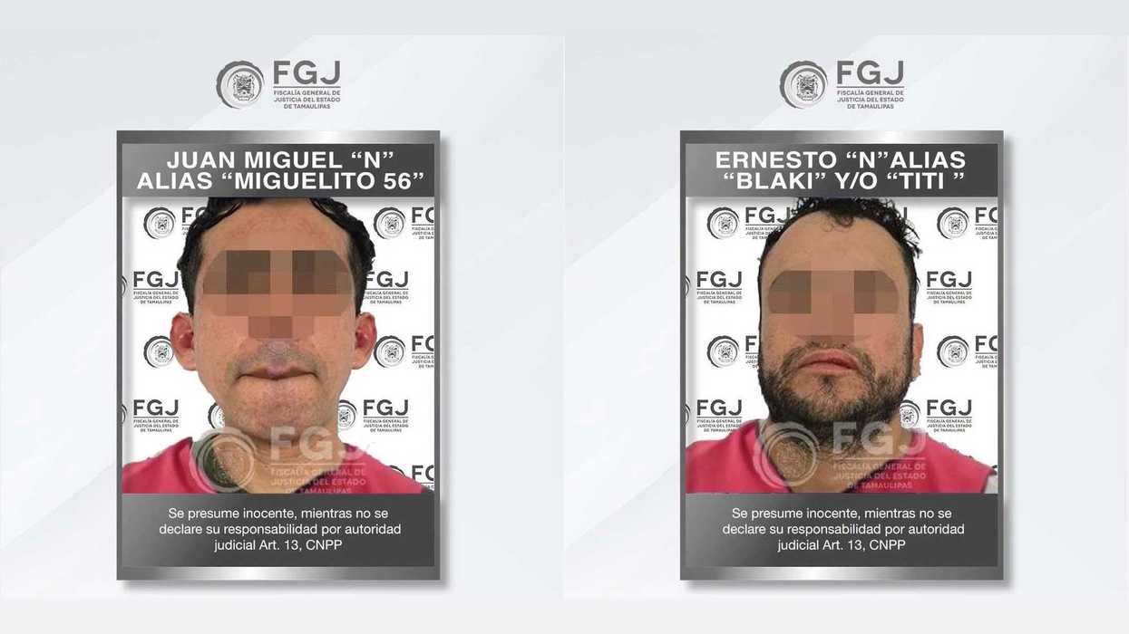 Fichas de Juan Miguel “N” y Ernesto “N”, sentenciados a 50 años de prisión por secuestro agravado en Reynosa