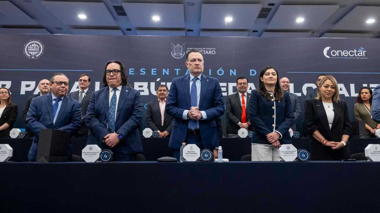 Firma del convenio CONECTAR para búsqueda de personas desaparecidas en Querétaro con autoridades y sectores productivos