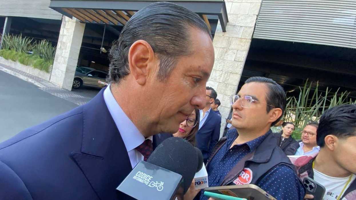 Francisco Domínguez Servién, exgobernador de Querétaro, durante la presentación de la coordinación Defendamos Querétaro donde opinó sobre candidatura del PAN a la gubernatura