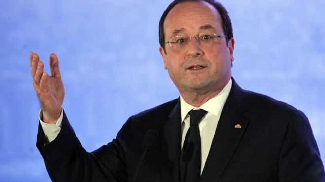 Francois Hollande, presidente de Francia.