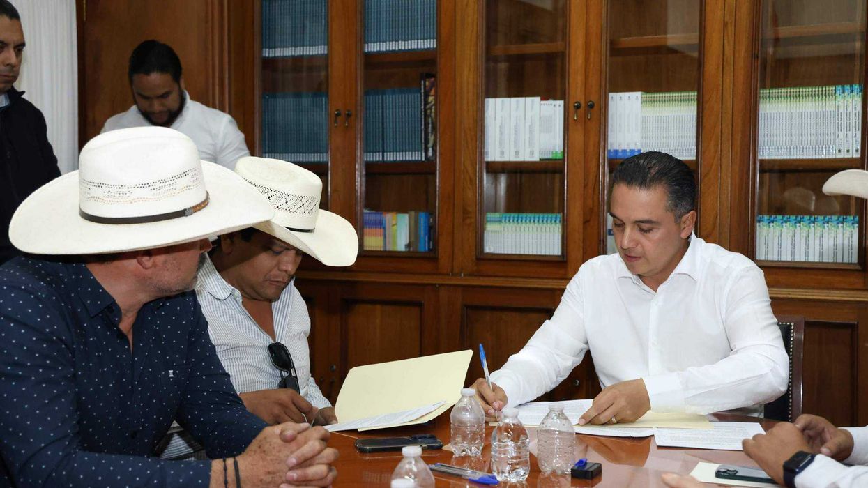 Funcionarios estatales presentan nuevo esquema de apoyo al sector agrícola queretano.