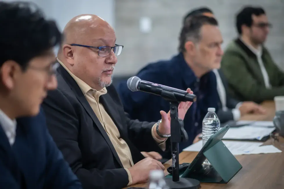 Funcionarios participan en la presentaci\u00f3n de la Ventanilla Digital de Inversiones de Quer\u00e9taro.
