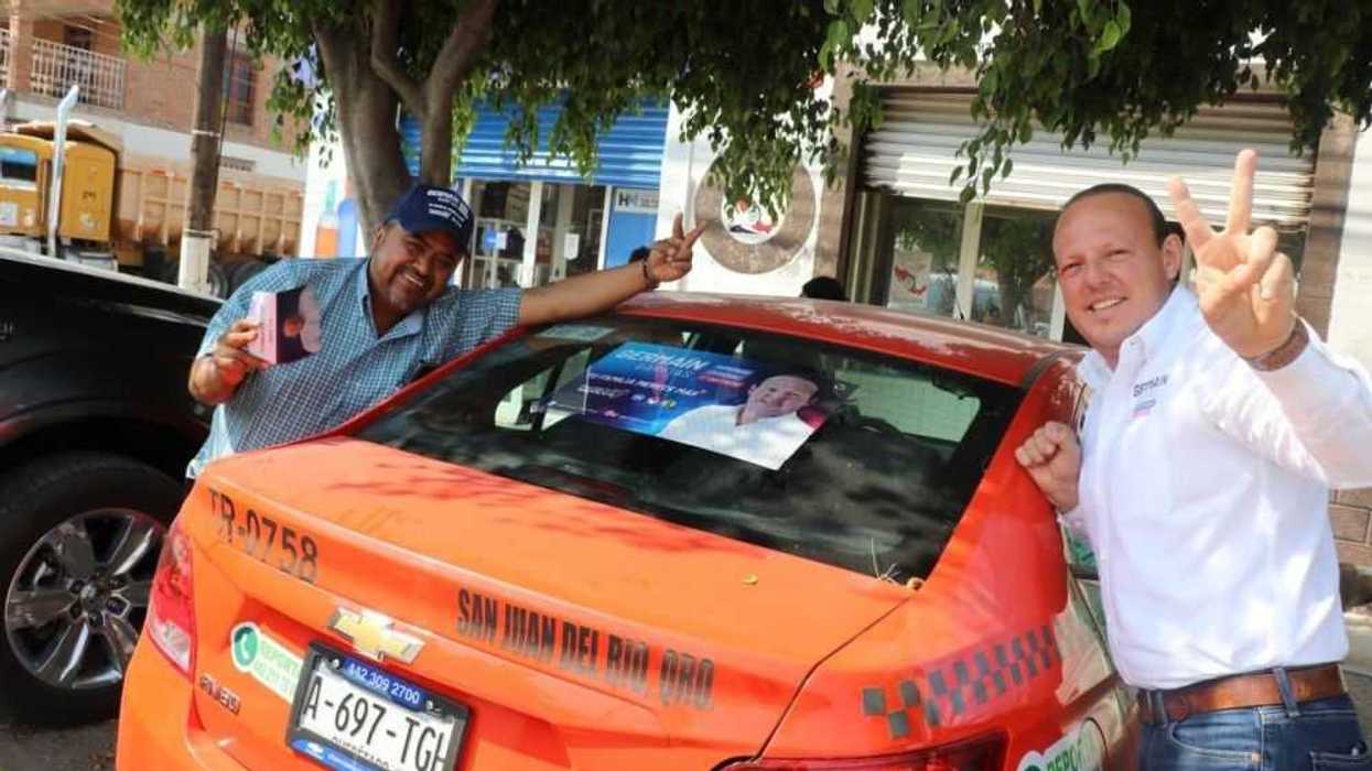 Germaín Garfias fortalece lazos con comerciantes en recorrido por la calle Panamericana.