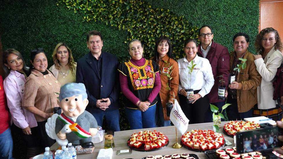 Gisela Sánchez encabezó la reunión junto con representantes del PT y PVEM para fortalecer la coordinación de la 4T.