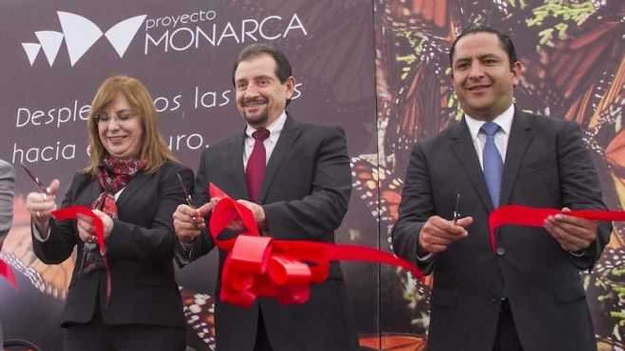 Gobernador de Querétaro y el alcalde Fabián Pineda, inauguran ”Proyecto Monarca” en San Juan del Río.