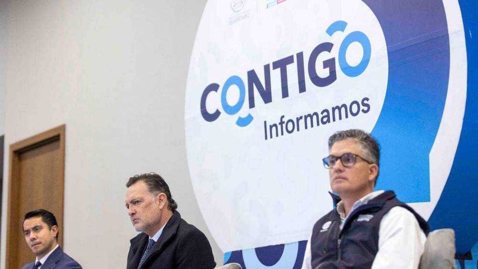 Gobernador Kuri y alcalde Macías presentan paquete de obras pluviales por 450 mdp en Querétaro.