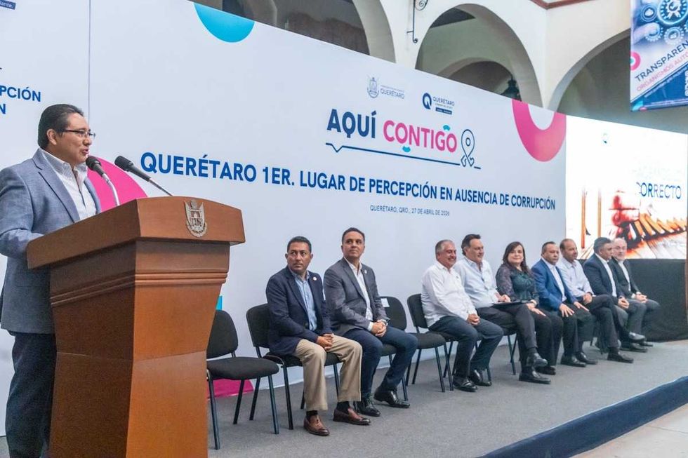 Gobernador Mauricio Kuri Gonz\u00e1lez presenta plataforma de transparencia Quer\u00e9taro con 71 entes obligados en portal \u00fanico