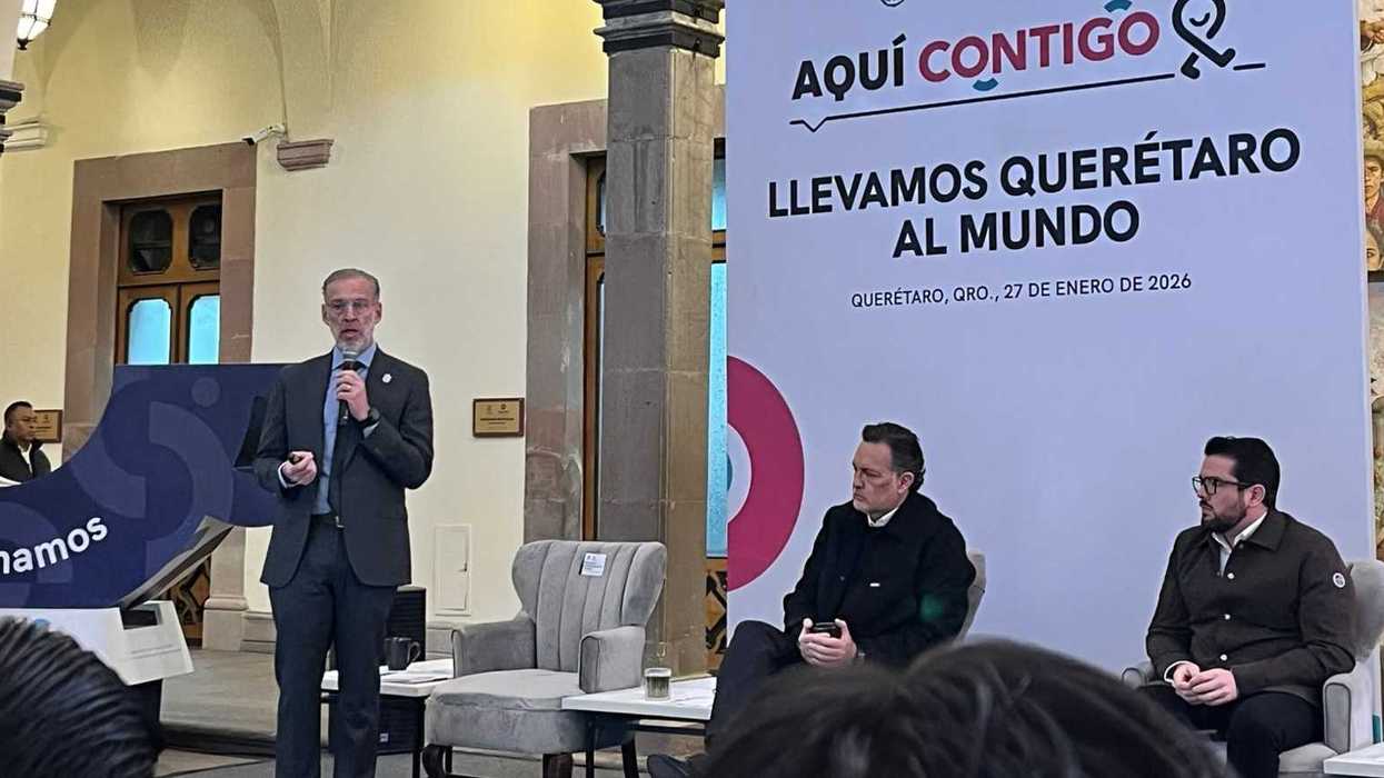 Gobernador Mauricio Kuri González en gira de promoción económica y atracción de inversión española en Madrid