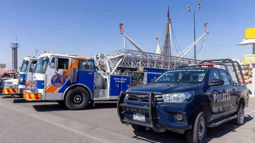 Gobernador Mauricio Kuri González revisa elementos de seguridad para Feria Ganadera Querétaro 2025.