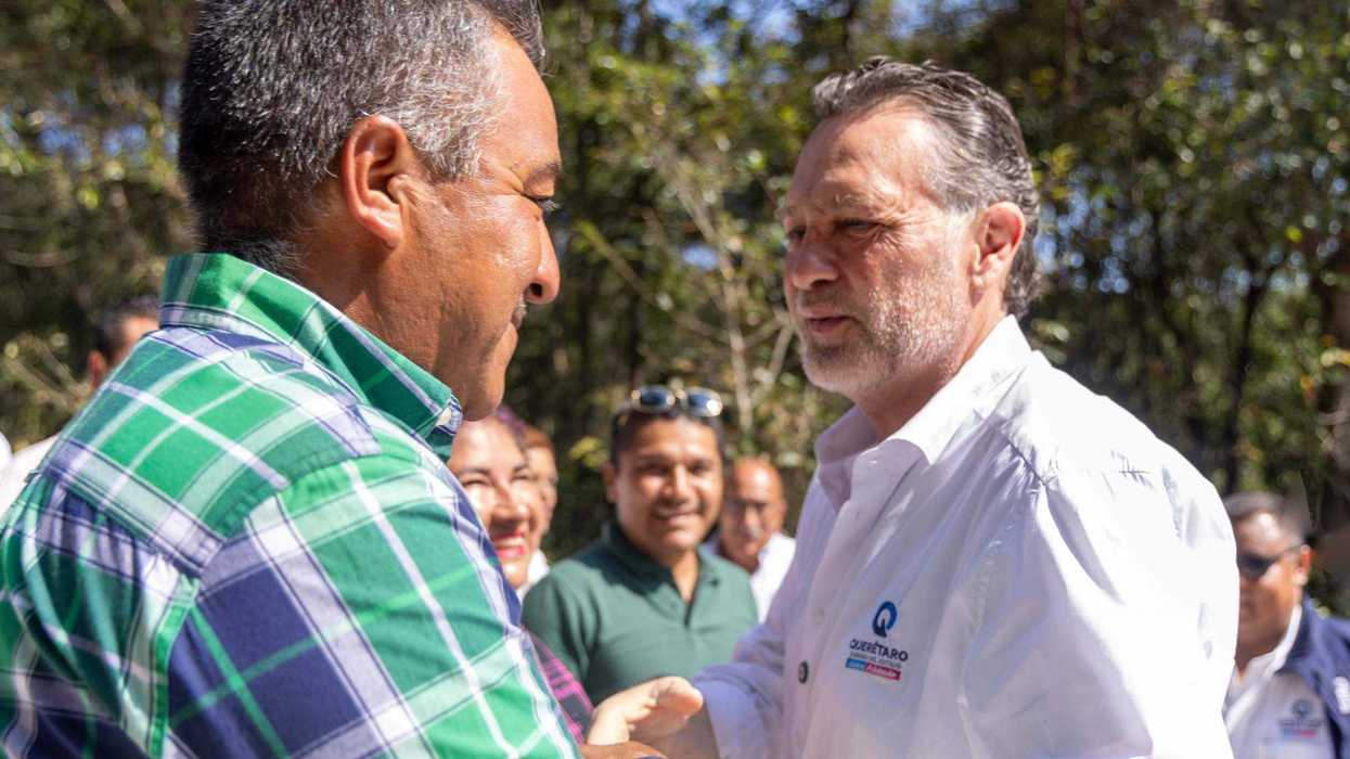 Gobernador Mauricio Kuri inaugura camino pavimentado Valle Verde-El Pocito en Jalpan de Serra con obra de 5.7 millones de pesos.