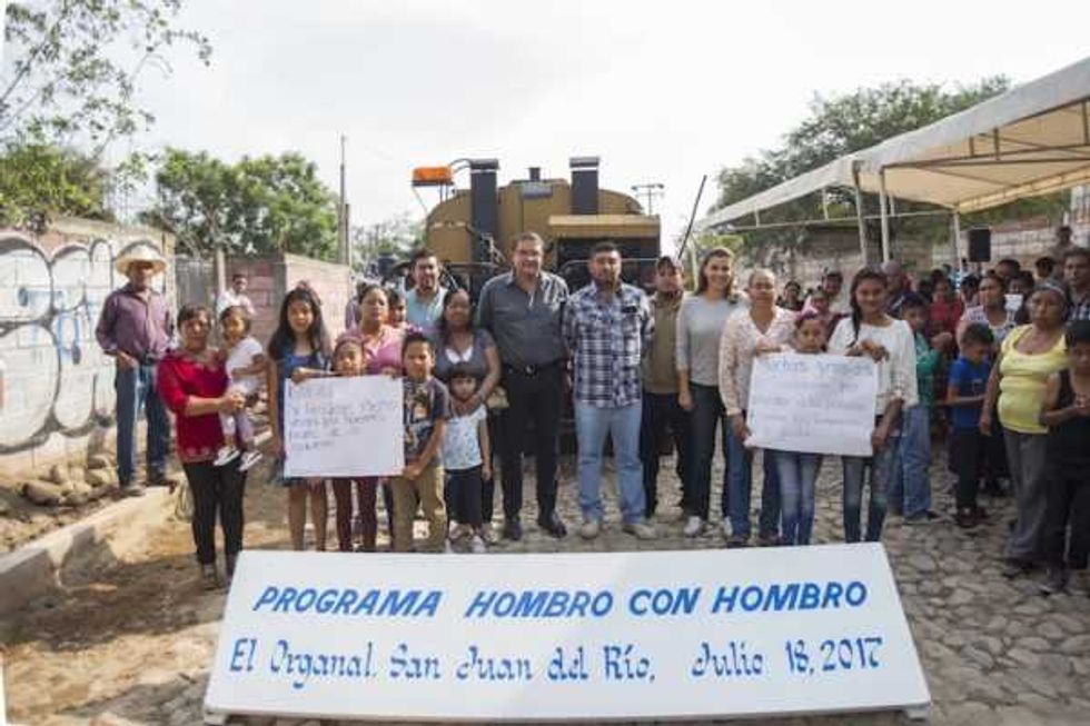 gobierno san juan del rio rehabilitara calle en organal