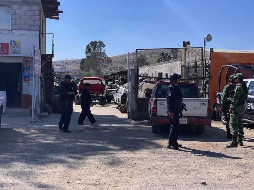 golpe a deshuesaderos de loma linda en san juan del rio 1