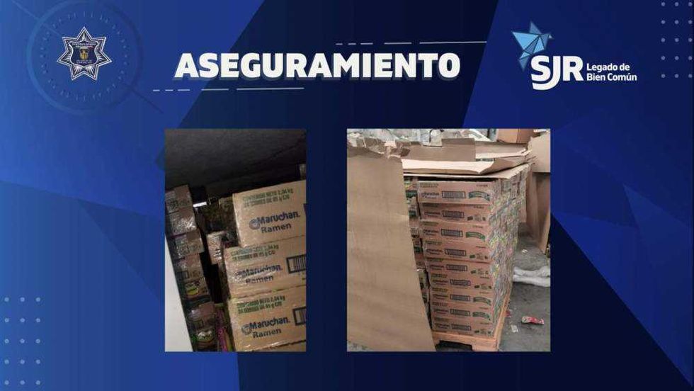 Golpe al robo de carga: Recuperan tractocamión lleno de Maruchan y capturan a sospechoso.