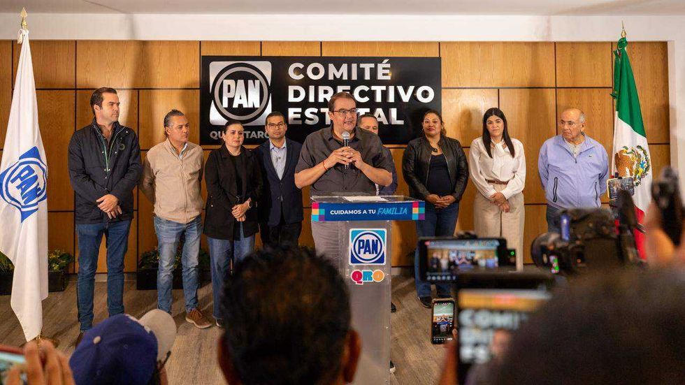 Guillermo Vega, coordinador del Grupo Parlamentario del PAN, advierte que Congreso de Querétaro no tiene mesa directiva legítima y programa elección para 14 de octubre con respaldo de bancada completa.