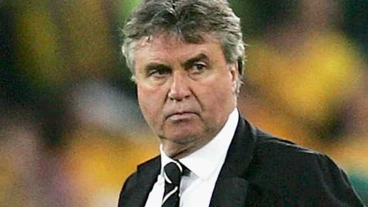 Guus Hiddink, director técnico del Chelsea.