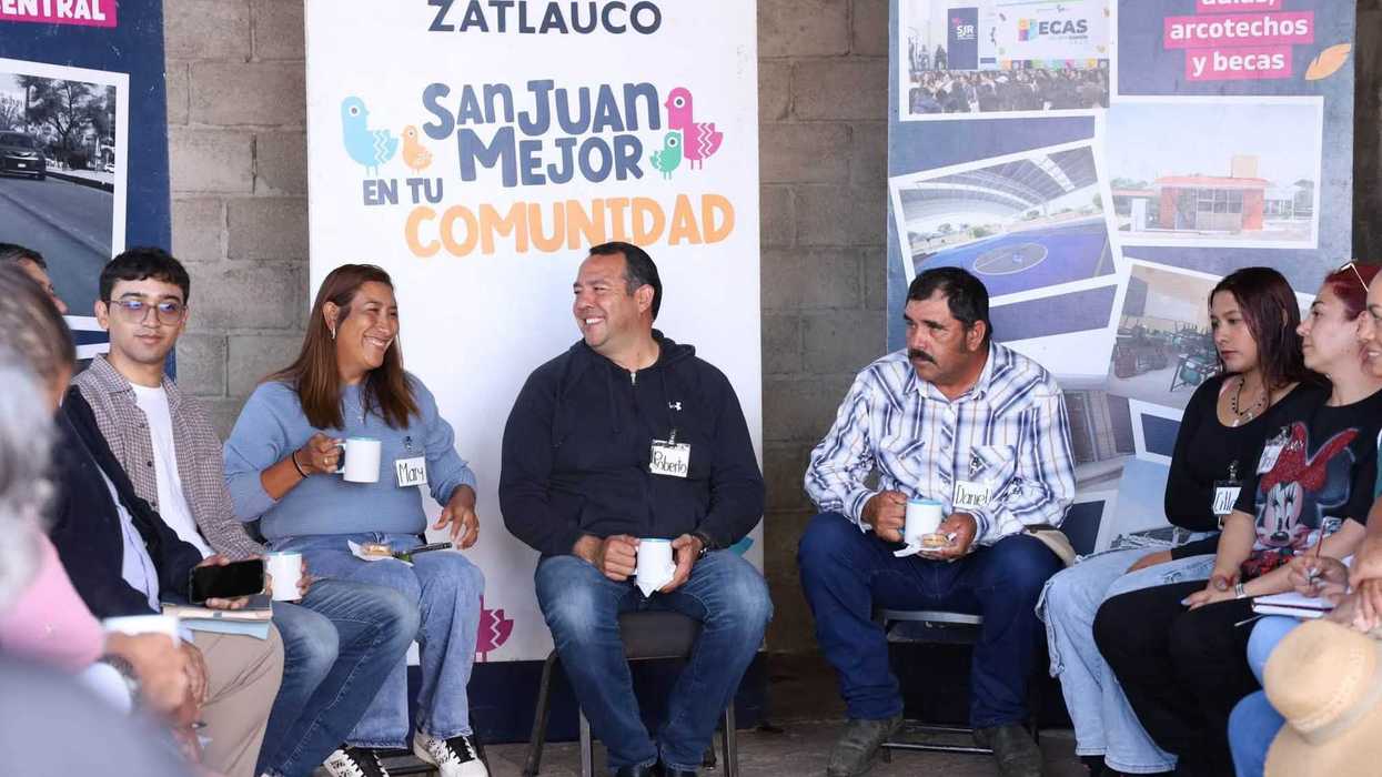 Habitantes y autoridades participan en jornada comunitaria realizada en San Antonio Zatlauco, San Juan del Río.