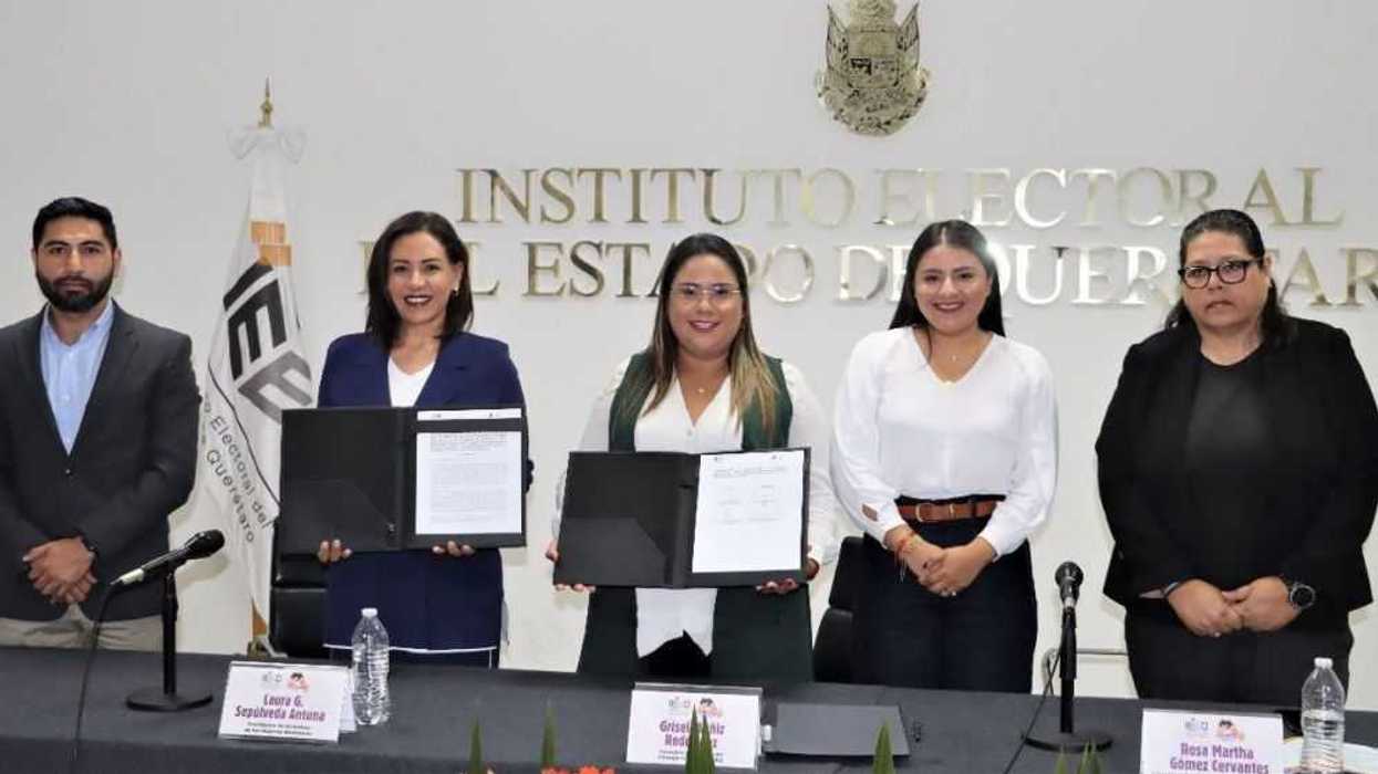 IEEQ y Fundación se unen contra violencia política a mujeres en Querétaro.
