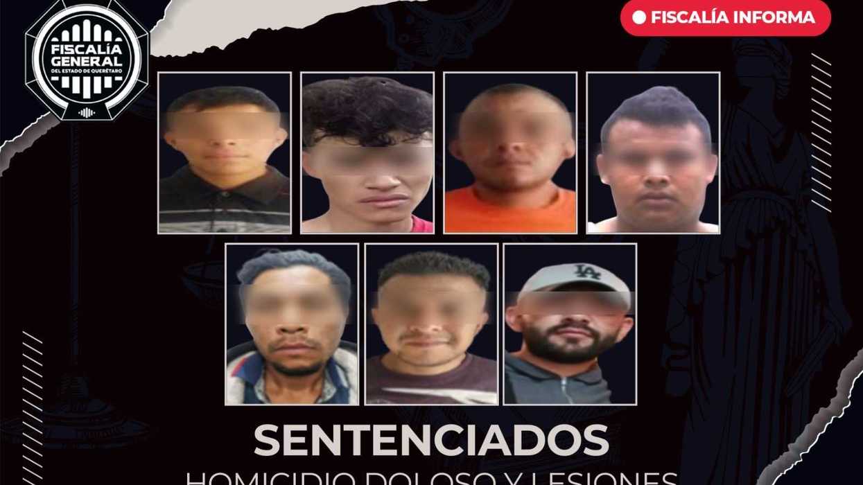 Imagen institucional de la Fiscalía General del Estado de Querétaro sobre sentencia por homicidio doloso ocurrido en fraccionamiento Eduardo Loarca.