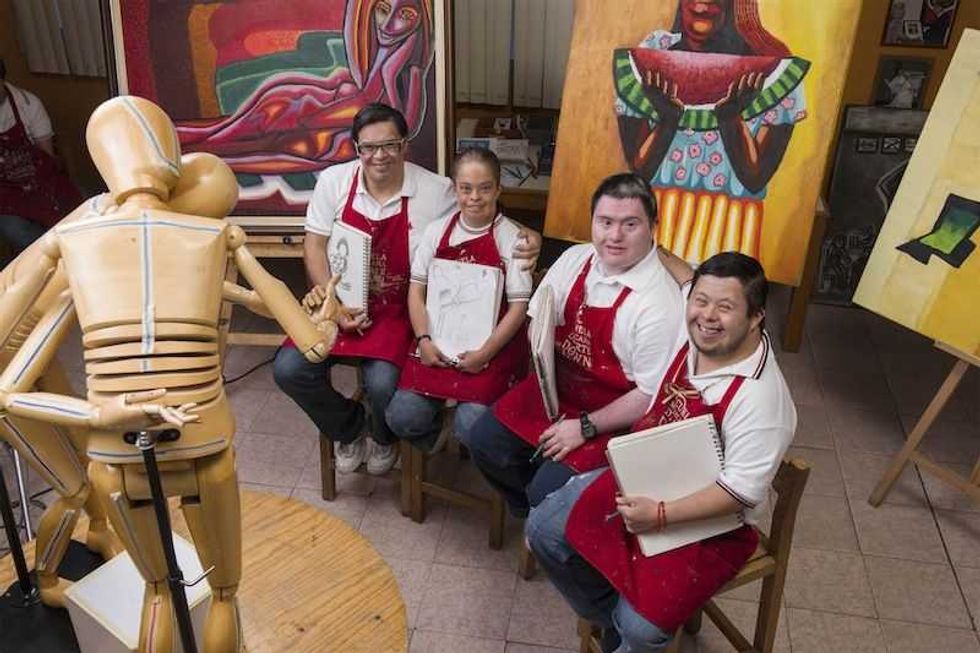 impulsa fundacion creatividad de personas con sindrome de down