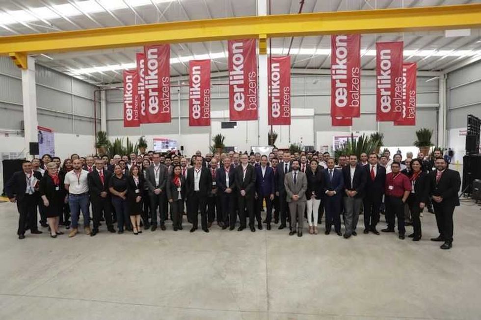 inaugura gobernador planta oerlikon balzers ppd en colon