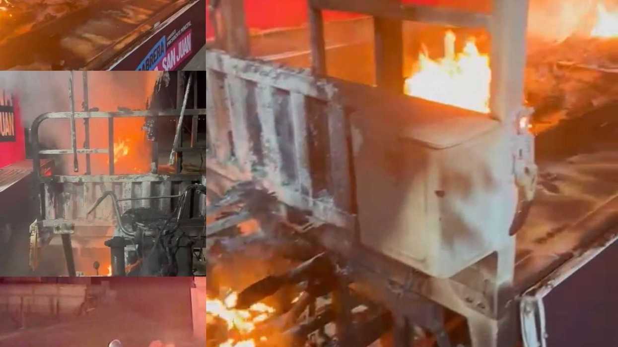 Incendian equipo de Campaña de Roberto Cabrera en San Juan del Río.