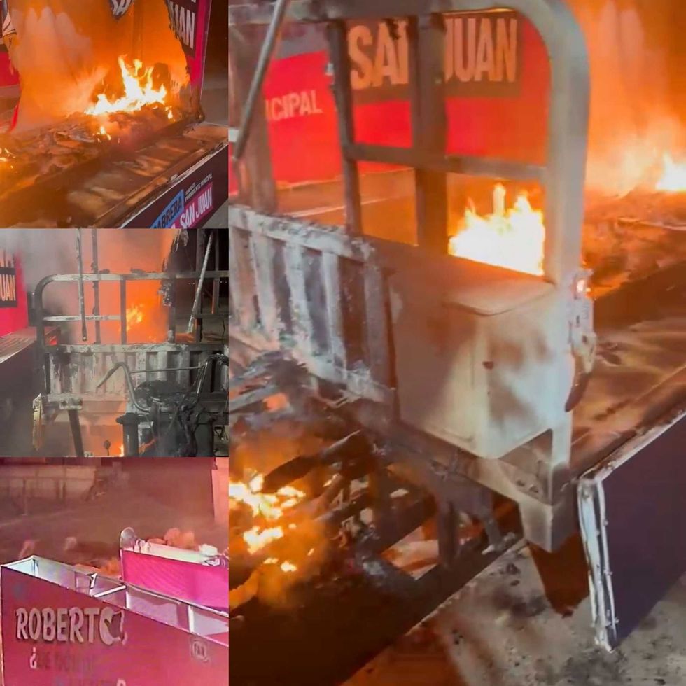 Incendian equipo de Campaña de Roberto Cabrera en San Juan del Río.