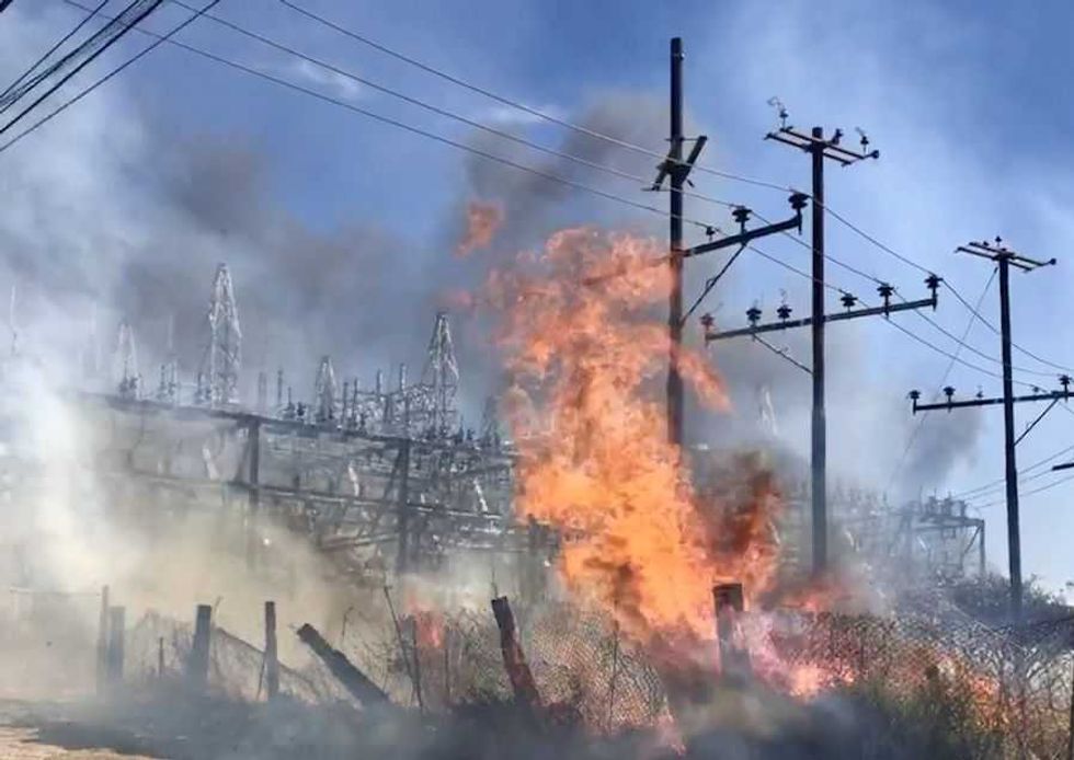 incendio en san cayetano alcanza subestacion de cfe en san juan del rio 2