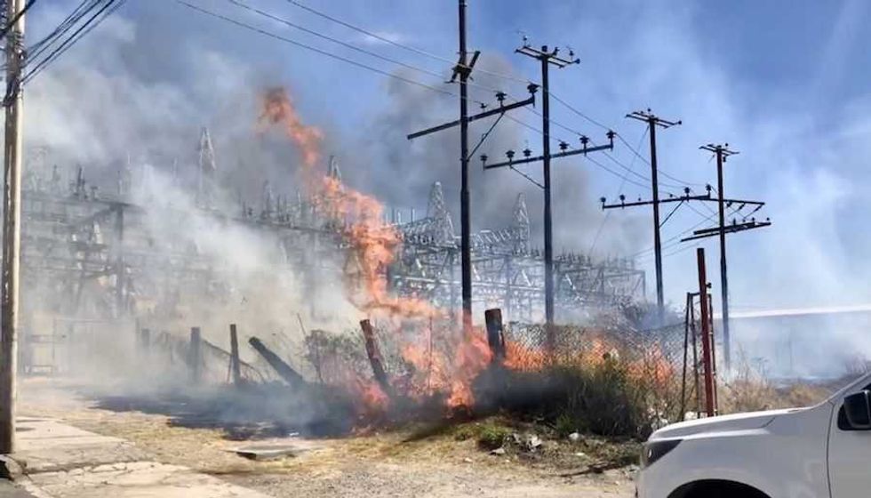 incendio en san cayetano alcanza subestacion de cfe en san juan del rio 3