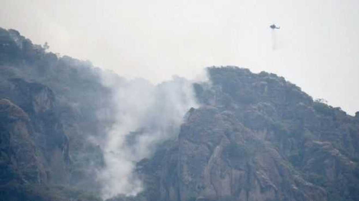 incendio en Tepoztlan