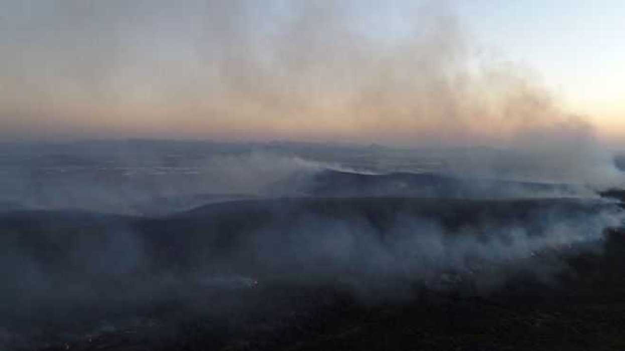 Incendio forestal en El Marqués