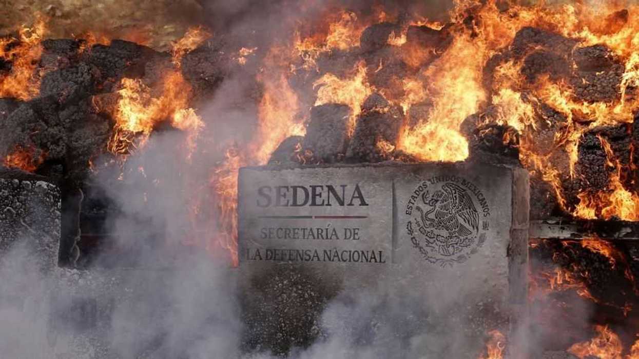 Incineran 40 toneladas de mariguana.