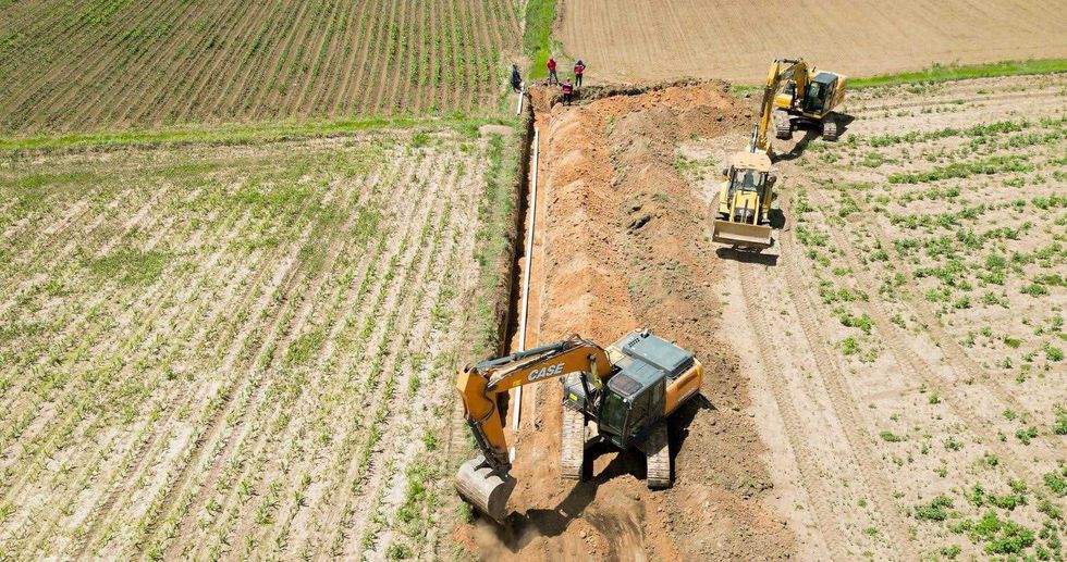 Infraestructura de riego tecnificado en distrito agr\u00edcola de Aguascalientes