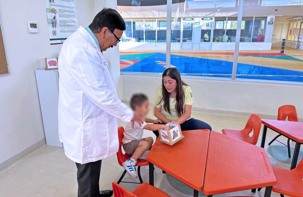 Instalaciones del primer CECI del IMSS durante el inicio de operaciones en Ciudad Ju\u00e1rez.