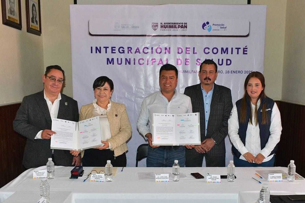 Instalan Comité de Salud en Huimilpan para promover entornos saludables.